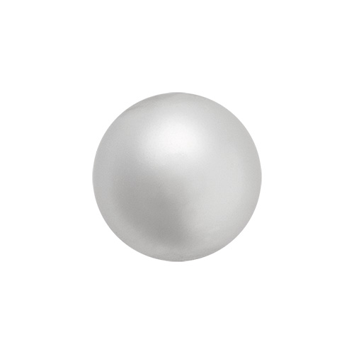 Preciosa Maxima Nacre Pearl 10 011 4mm 100pcs Light Grey image