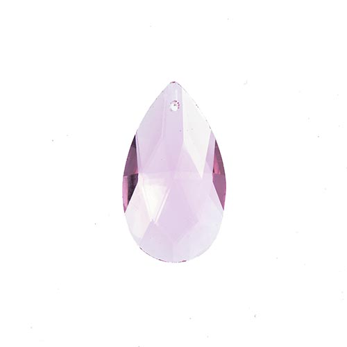 Crystal Lane Faceted Teardrop 22x38mm Pink image
