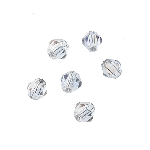 Crystal Lane Bicone 2 Strand 7in (apx96pcs) 4mm Transparent Crystal AB image