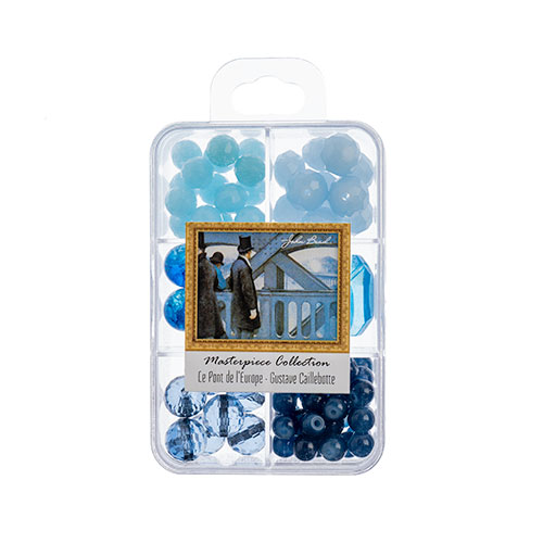 Masterpiece Collection Glass Bead Box Mix apx85g Le Pont de l'Europe - Gustave Caillebotte image