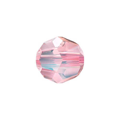 Swarovski Bead 5000 Round 4mm Light Rose Shimmer 144pcs image