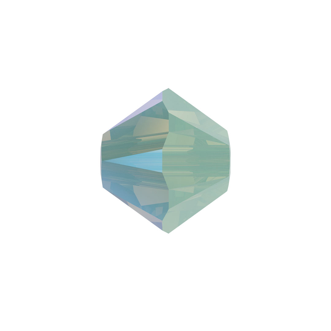 Swarovski Bead 5328 Bicone 4mm Chrysolite Opal Shimmer 288pcs image