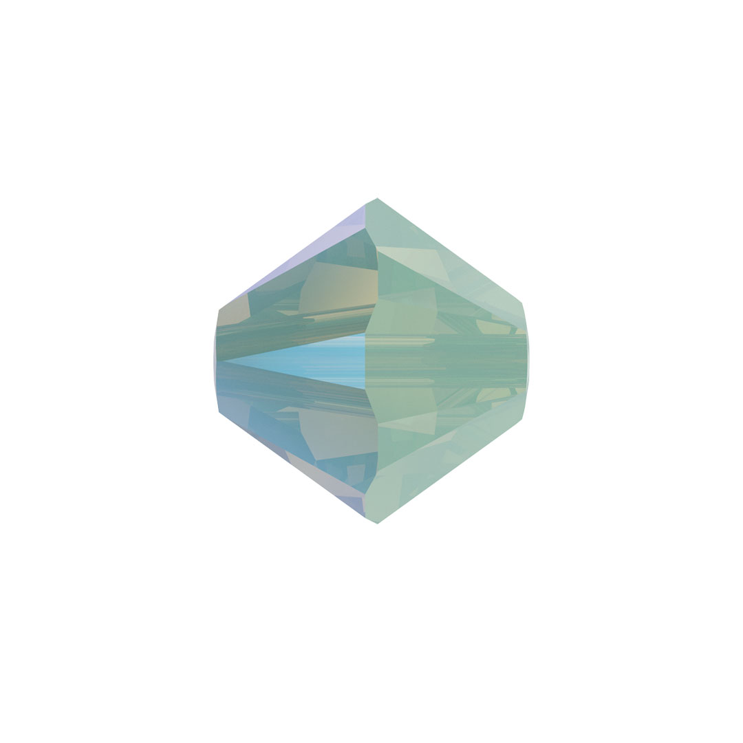 Swarovski Bead 5328 Bicone 6mm Chrysolite Opal Shimmer  360pcs * image