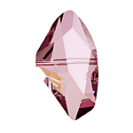 Swarovski Bead 5556 Galactic 15x27mm Antique Pink Crystal 2pcs image
