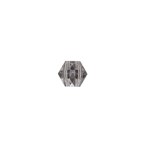 Swarovski Bead 5060 Hex Spike 7.5mm Silver Night Crystal 12pcs image