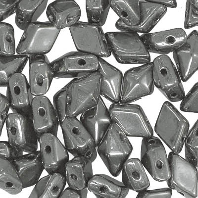 Czech Glass DIAMONDUO 2-Hole 5x8mm Labrador apx 340pcs image