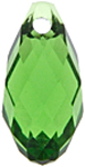 Swarovski Drop 6010 Briolette 11x5.5mm Fern Green 12pcs image