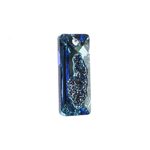 Swarovski Pendant 6925 Rectangle 36mm Crystal Bermuda Blue P 1pc image