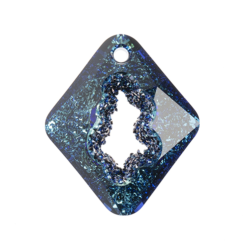Swarovski Pendant 6926 Rhombus 36mm Crystal Bermuda Blue P 1pc image
