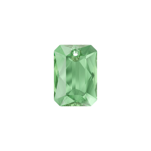 Swarovski Pendant 6435 Emerald Cut 16mm Peridot 24pcs image