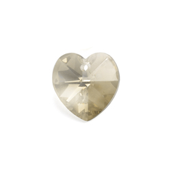 Preciosa Czech Crystal Heart Pendant 14mm 72pcs 433 68 301  Clarite Halfcoat image