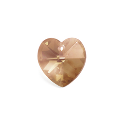 Preciosa Czech Crystal Heart Pendant 14mm 12pcs 433 68 301  Venus image