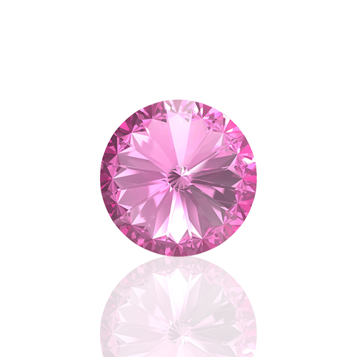 Preciosa Czech Crystal Stone MAXIMA Rivoli 12mm 144pcs 436 11 177 Rose image