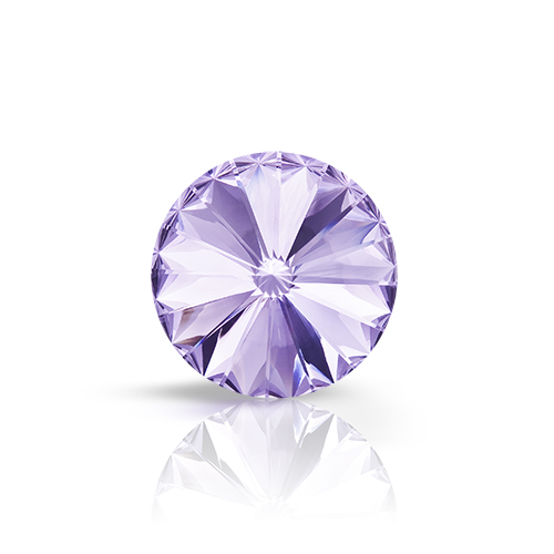 Preciosa Czech Crystal Stone MAXIMA Rivoli 14mm 12pcs 436 11 177 Violet image