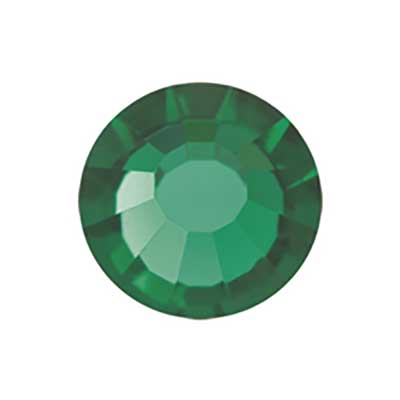 Preciosa VIVA12 Crystal Flatback Hotfix ss10 144pcs 438 11 612 Emerald image