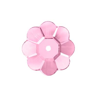 Preciosa Czech Crystal Flower 12mm 144pcs 438 52 301 un-foiled Pink Sapphire image