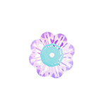 Preciosa Czech Crystal Flower 14mm 144pcs 438 52 301 Pink Sapphire AB image