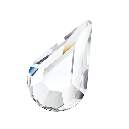 Preciosa Czech Crystal Flat Back Pear Hotfix 6x3.6mm 72pcs 438 15 110 Crystal image
