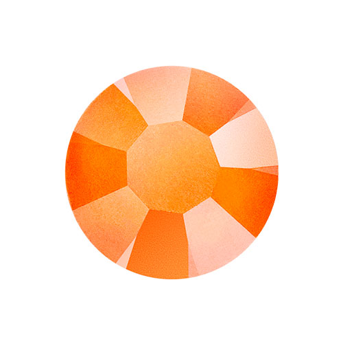 Preciosa MAXIMA Czech Crystal Flat Back ss16 1440pcs 438 11 615 Neon Orange image