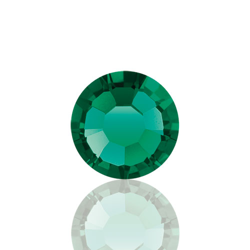 Preciosa MAXIMA Czech Crystal Flat Back Hotfix ss10 1440pcs 438 11 615 Emerald image