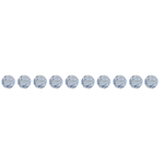 Preciosa Czech Crystal Round Bead Simple 3mm 40pcs 451 19 602 Medium Blue image