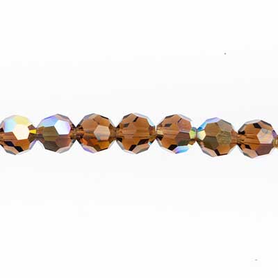 Preciosa Czech Crystal Round Bead Simple 3mm 720pcs 451 19 602 Smoke Topaz image