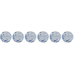 Preciosa Czech Crystal Round Bead Simple 5mm 32pcs 451 19 602 Medium Blue image