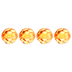 Preciosa Czech Crystal Round Bead Simple 8mm 144pcs 451 19 602 Tangerine * image