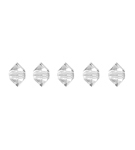 Preciosa Czech Crystal Spacer Bead 3x5mm 40pcs 451 49 301 Crystal AB image