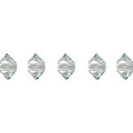 Preciosa Czech Crystal Spacer Bead 4x6mm 576pcs 451 49 301 Lagoon image