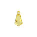 Preciosa Czech Crystal Drop 6.5x13mm 24pcs 451 51 181 Sharp Yellow image