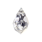Preciosa Czech Crystal Drop Pendant  6x10mm 18pcs 451 51 681 Labrador Halfcoat image