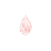Preciosa Czech Crystal Drop Pendant  6x10mm 18pcs 451 51 681 Light Rose image