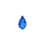 Preciosa Czech Crystal Drop Pendant  6x10mm 18pcs 451 51 681 Sapphire image