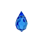 Preciosa Czech Crystal Drop Pendant  6x10mm 18pcs 451 51 681 Sapphire AB image