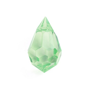 Preciosa Czech Crystal Drop Pendant  9x15mm 12pcs 451 51 681 Light Green image