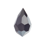 Preciosa Czech Crystal Drop Pendant  9x15mm 144pcs 451 51 681 Hematite Halfcoated image