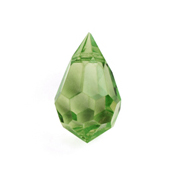 Preciosa Czech Crystal Drop Pendant  9x15mm 144pcs 451 51 681 Olivine image