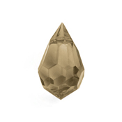 Preciosa Czech Crystal Drop Pendant  9x15mm 144pcs 451 51 681 Smoke Topaz image