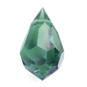 Preciosa Czech Crystal Drop Pendant  12x20mm 72pcs 451 51 681 Emerald AB image