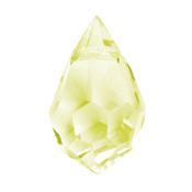 Preciosa Czech Crystal Drop Pendant  12x20mm 72pcs 451 51 681 Medium Yellow image