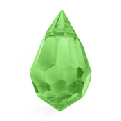 Preciosa Czech Crystal Drop Pendant  12x20mm 6pcs 451 51 681 Peridot image