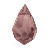 Preciosa Czech Crystal Drop Pendant  12x20mm 72pcs 451 51 681 Light Burgundy image