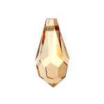 Preciosa Czech Crystal Drop Pendant  9x18mm 12pcs 451 51 984 Honey image