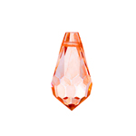 Preciosa Czech Crystal Drop Pendant  9x18mm 144pcs 451 51 984 Light Orange image