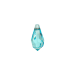 Preciosa Czech Crystal Drop Pendant  5.5x11mm 18pcs 451 51 984 Aqua Bohemica * image