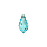 Preciosa Czech Crystal Drop Pendant  6.5x13mm 24pcs 451 51 984 Aqua Bohemica image