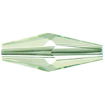 Preciosa Czech Crystal Oat Bead 15x6mm 72pcs 451 52 301 Light Green image