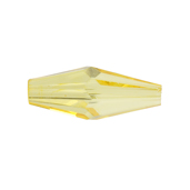 Preciosa Czech Crystal Oat Bead  25x10mm 36pcs 451 52 301 Sharp Yellow * image