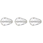 Preciosa Czech Crystal Pear Bead 10.5x7mm 36pcs 451 55 001 Crystal * image